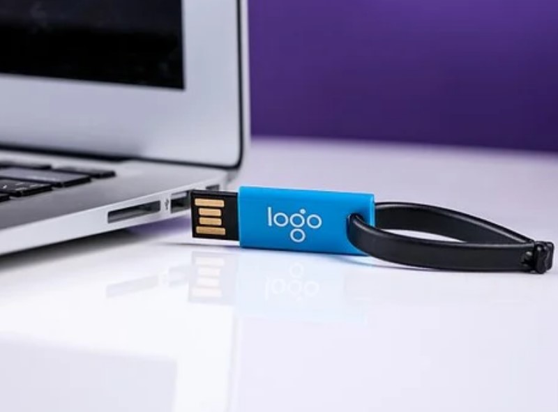 USB-Gerät als Werbeartikel.